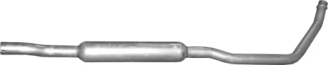 Глушитель алюм. сталь, средн. часть Suzuki SX4 / Fiat Sedici (25.13) Polmostrow POLMOSTROW 2513
