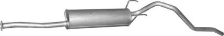 Глушитель, алюм. сталь, задн. часть Toyota Hi-Lux / VW Taro (26.206) Polmostrow POLMOSTROW 26206