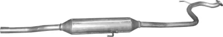 Алюм глушник. сталь, середн. частина Toyota Yaris 1.3 (26.31) Polmostrow POLMOSTROW 2631