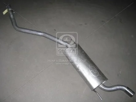 Глушитель алюм. сталь, задн. часть VW Transporter 1.9-2.5 90- (30.41) Polmostrow POLMOSTROW 3041