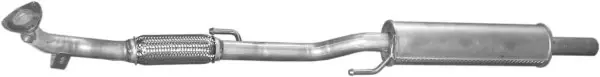 Глушитель алюм. сталь, средн. часть VW FOX 1.2i (05-11) (30.80) Polmostrow POLMOSTROW 3080 (фото 1)