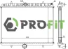 Радіатор охолоджування PROFIT 1740-0088 (фото 1)