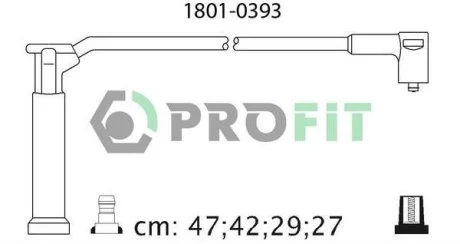 Провода высоковольтные, комплект PROFIT 1801-0393