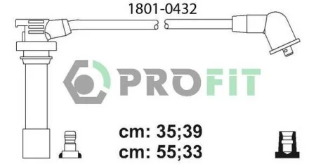 Провода высоковольтные, комплект PROFIT 1801-0432