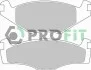 Колодки тормозные дисковые PROFIT 5000-0419 (фото 1)