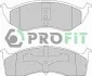 Колодки тормозные дисковые PROFIT 5000-1098 (фото 1)