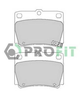Колодки тормозные дисковые PROFIT 5000-1570