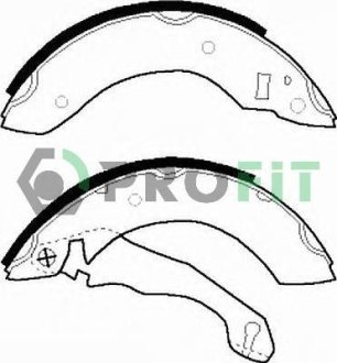 Колодки тормозные барабанные PROFIT 5001-0153