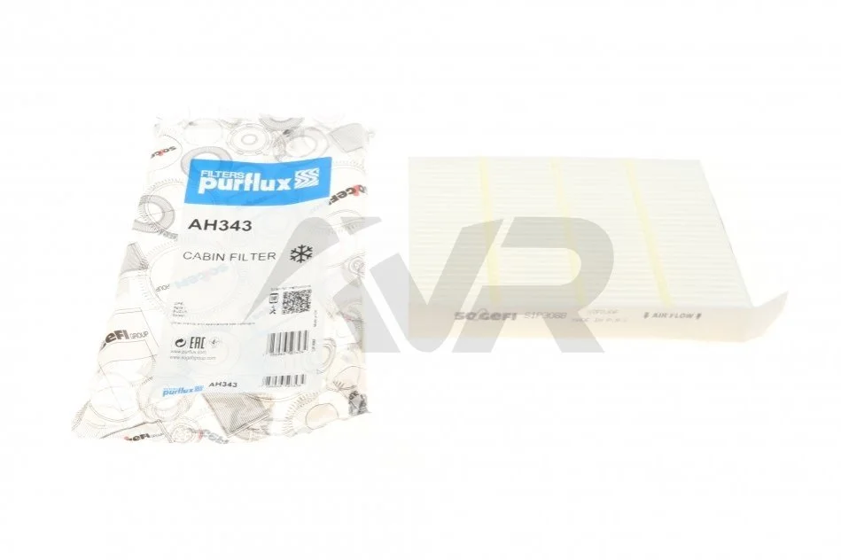 Фільтр салону PURFLUX Purflux AH343 (фото 1)