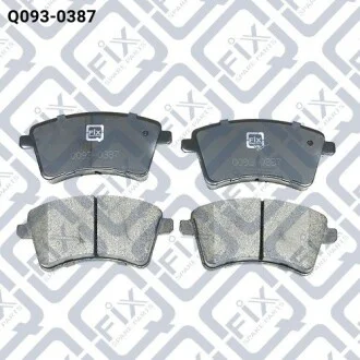 Колодки гальмівні передні дискові Q-fix Q0930387