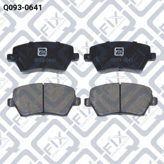 Колодки гальмівні передні дискові Q-fix Q0930641