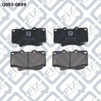 Колодки гальмівні передні дискові Q-fix Q0930699