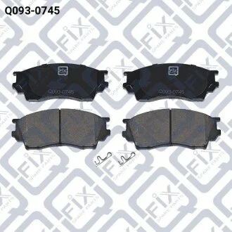 Колодки гальмівні передні дискові Q-fix Q0930745