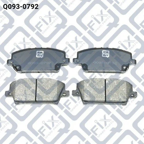 Колодки тормозные передние дисковые Q-fix Q0930792 (фото 1)
