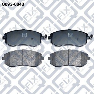 Колодки тормозные передние дисковые Q-fix Q0930843
