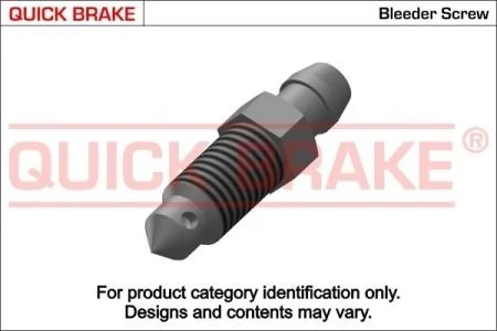 Штуцер прокачки тормозов QUICK BRAKE 0033