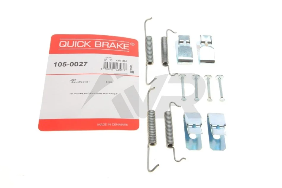 Комплект пружинок колодок стояночного гальма QUICK BRAKE 105-0027 (фото 1)