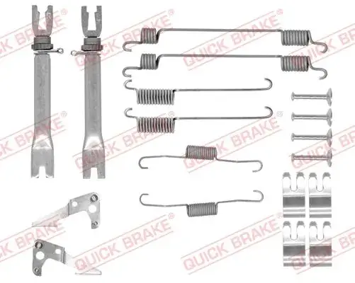 Комплект для монтажу гальмівних колодок QUICK BRAKE 1050030S (фото 1)