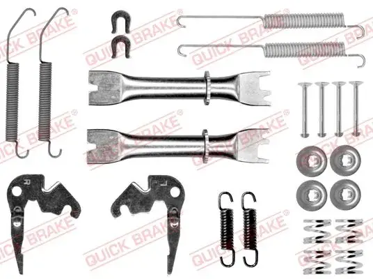 Комплект для монтажу гальмівних колодок QUICK BRAKE 1050033S02 (фото 1)
