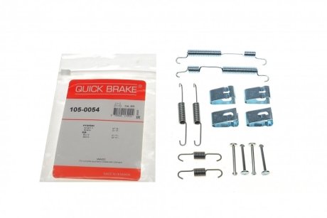 Комплект пружинок колодок стояночного тормоза QUICK BRAKE 105-0054