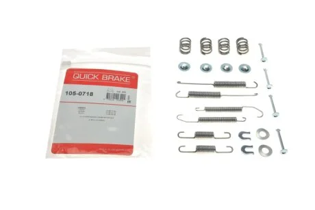 Комплект пружинок колодок стояночного гальма QUICK BRAKE 105-0718