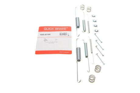 Комплект пружинок колодок стояночного гальма QUICK BRAKE 105-0758