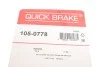 Монтажний комплект колодки QUICK BRAKE 105-0778 (фото 10)