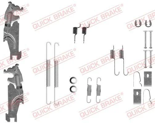 Комплект для монтажу гальмівних колодок QUICK BRAKE 1050847S (фото 1)