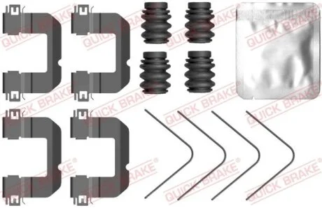 Монтажний комплект гальмівних колодок QUICK BRAKE 1090102