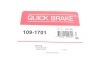 Комплект прижимных планок тормозного суппорта. QUICK BRAKE 109-1701 (фото 9)
