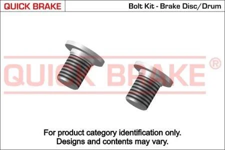 Болти кріплення гальм. дисків QUICK BRAKE 11664K