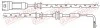 Датчик износа тормозных колодок QUICK BRAKE WS 0223 A (фото 2)