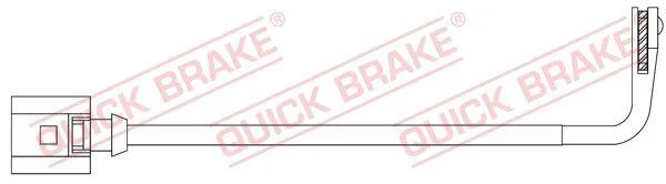 Датчик зносу гальмівних колодок QUICK BRAKE WS0440A (фото 1)