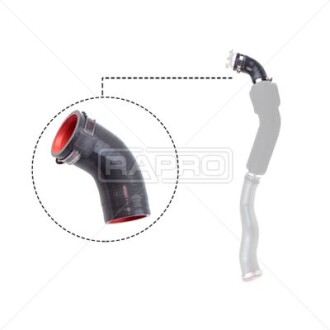 Патрубок интеркулера Master/Movano 2.5 dCi/CDTI 06- Л. (короткий) RAPRO R12665