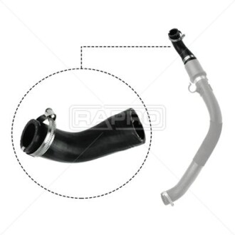 Патрубок интеркулера Transit 2.2 TDCi V347 06- RAPRO R16230