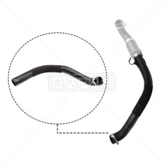 Патрубок интеркулера Transit 2.2 TDCi V347 06- (довгий) RAPRO R16231