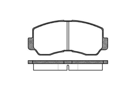 Колодки тормозные дисковые (комплект 4 шт) REMSA 0094.40
