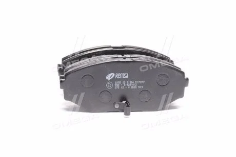 Колодки тормозные дисковые REMSA 0375.02