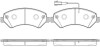 Колодки тормозные дисковые REMSA 1275.22 (фото 1)