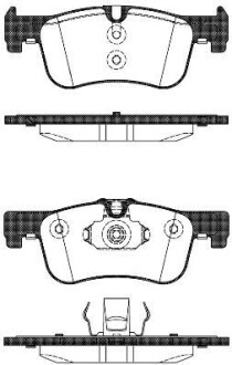 Колодки тормозные дисковые REMSA 1478.10
