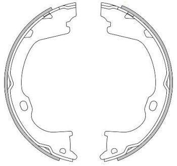 Колодки тормозные барабанные REMSA 4282.00