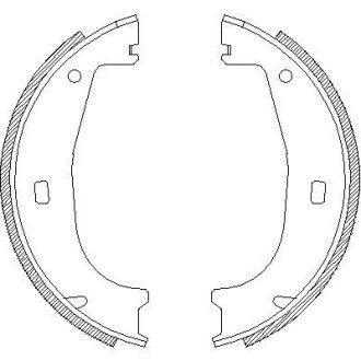 Колодки тормозные барабанные REMSA 4406.00