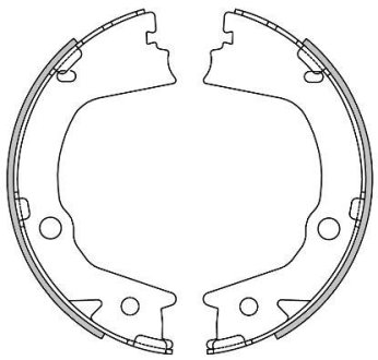 Колодки тормозные барабанные REMSA 4602.00