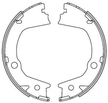 Колодки тормозные барабанные REMSA 4602.00