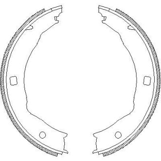 Колодки тормозные барабанные REMSA 4717.00