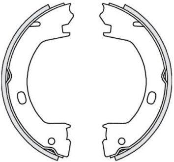 Колодки тормозные барабанные REMSA 4739.00