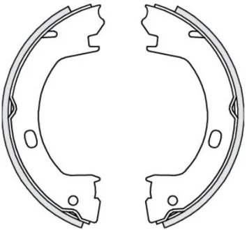 Колодки тормозные барабанные REMSA 4739.00