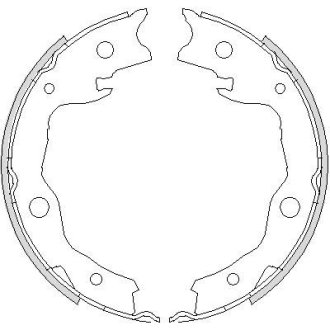 Колодки тормозные барабанные REMSA 4752.00