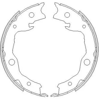 Колодки тормозные барабанные REMSA 4752.00