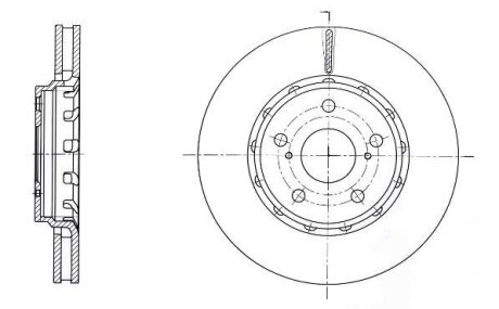 Диск гальмівний REMSA 61593.10